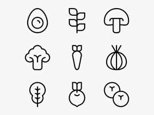 Vegetables - Alcohol Icons