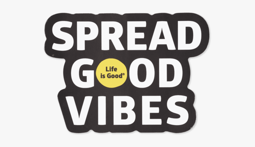 Spread Good Vibes Magnet - Spread The Good Vibes Text