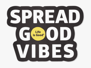 Spread Good Vibes Magnet - Spread The Good Vibes Text