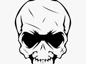 Transparent Skull And Bones Clipart - Death Png