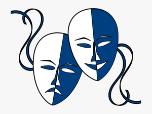 Mask Clipart Theater - Theatre Masks