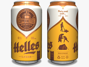 Copper Kettle Helles Can - Beer Canned Packaging