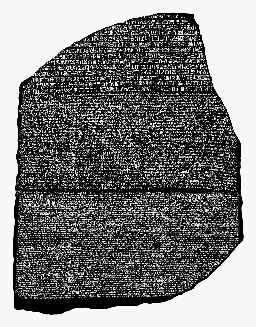File - Rosetta Stone - Svg - Rosetta Stone Clipart