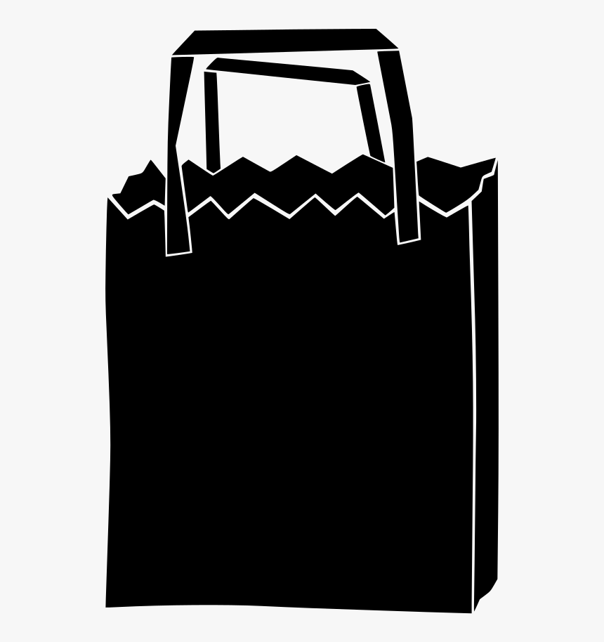 Groceries Vector Paper Bag - Por