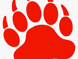 Bear Paw Dog Printing Clip Art - Ashland High School Logo