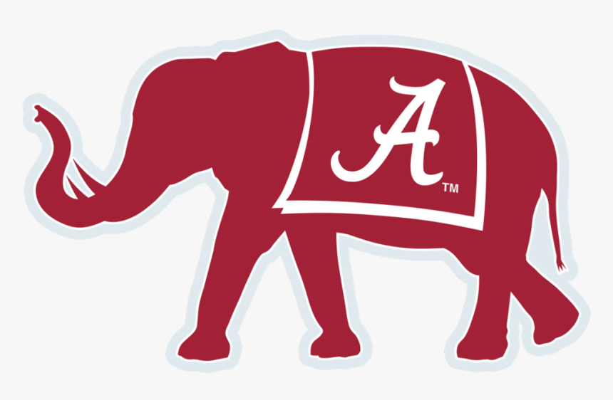 Alabama Crimson Tide Football African Elephant Big - Alabama Crimson Tide Clipart