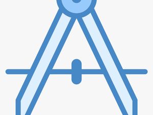 This Icon Represents A Drafting Compass - Compass Drawing Tool Vector