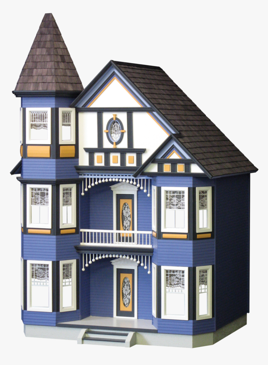 The Painted Lady Dollhouse Kit - Victorian Painted Lady Dollhouse