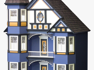The Painted Lady Dollhouse Kit - Victorian Painted Lady Dollhouse