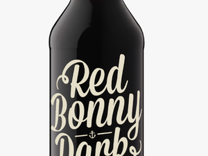 Red Bonny Dark Rum Bottle - Glass Bottle