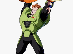 Android 16 Dunking Goku