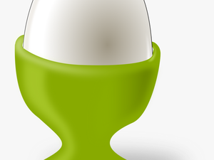 Egg In Cup Vector Clipart - Soft Boiled Egg Cartoon