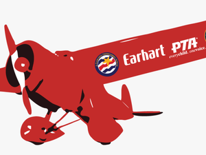Clipart Plane Path - Amelia Earhart Plane Clip Art