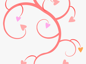 Growing Hearts Clip Arts - Swirls And Hearts Clip Art