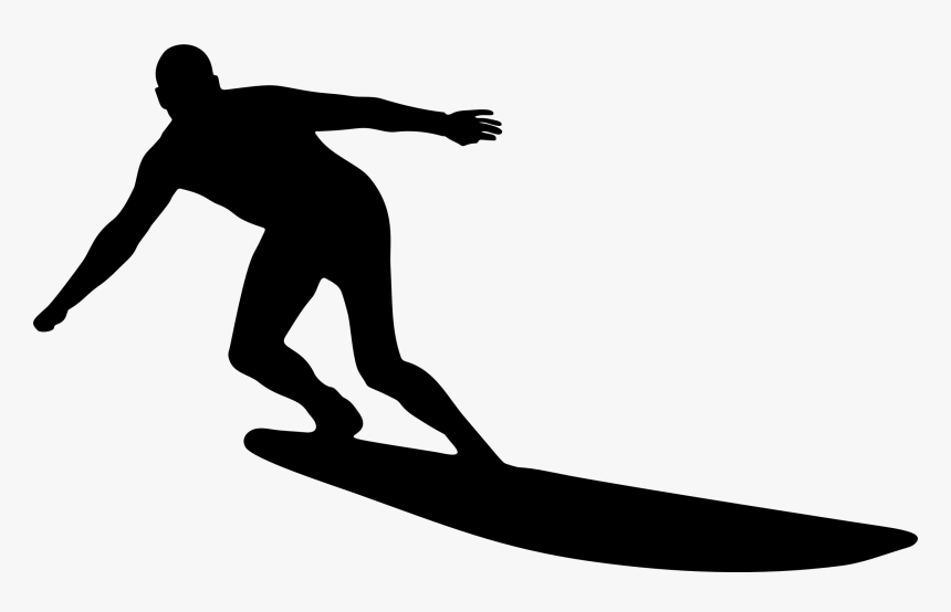 Man Surfing Silhouette Clip Arts