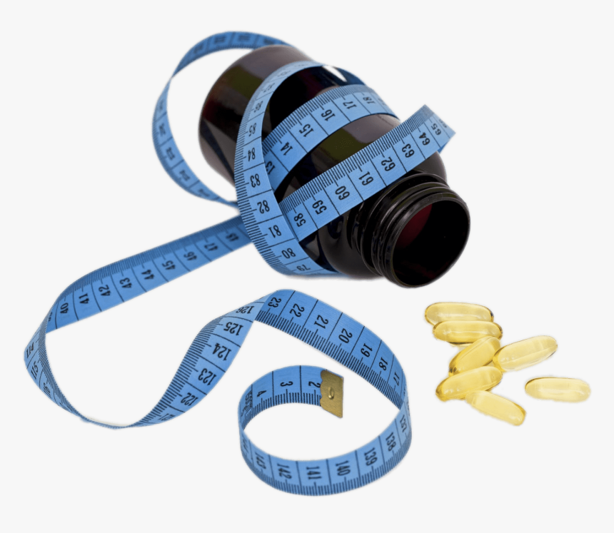 Diet Pills Bottle Measuring Tape - Diet Pills Transparent