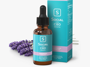 Social Cbd Drops Lavender - Cbd Essential Oil Roller