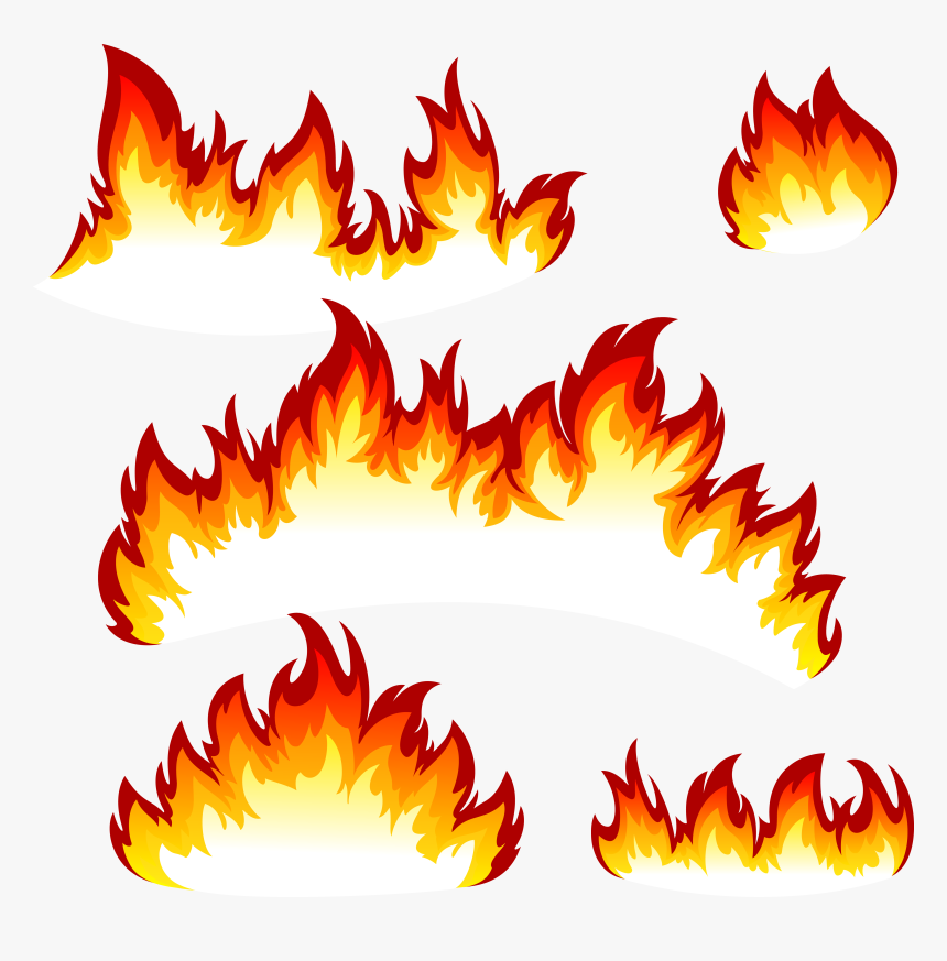 Transparent Fire Clipart - Fire Drawing