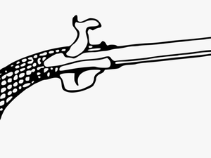 Flintlock Pistol Firearm Rifle - Flintlock Pistol Clipart
