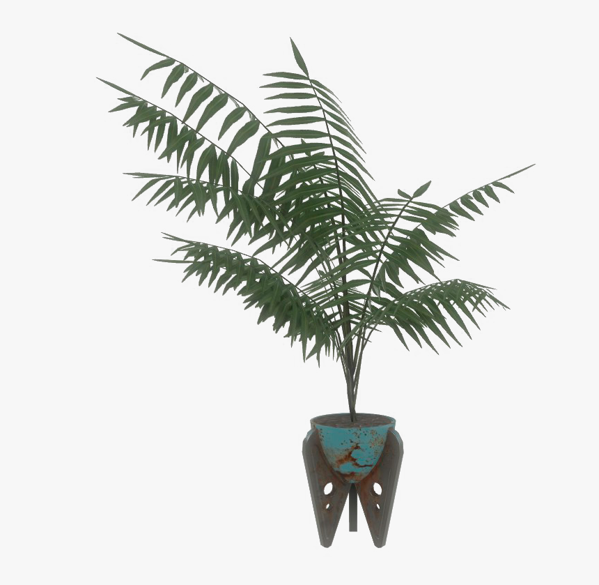 Fo4 Blue Potted Plant - Portable