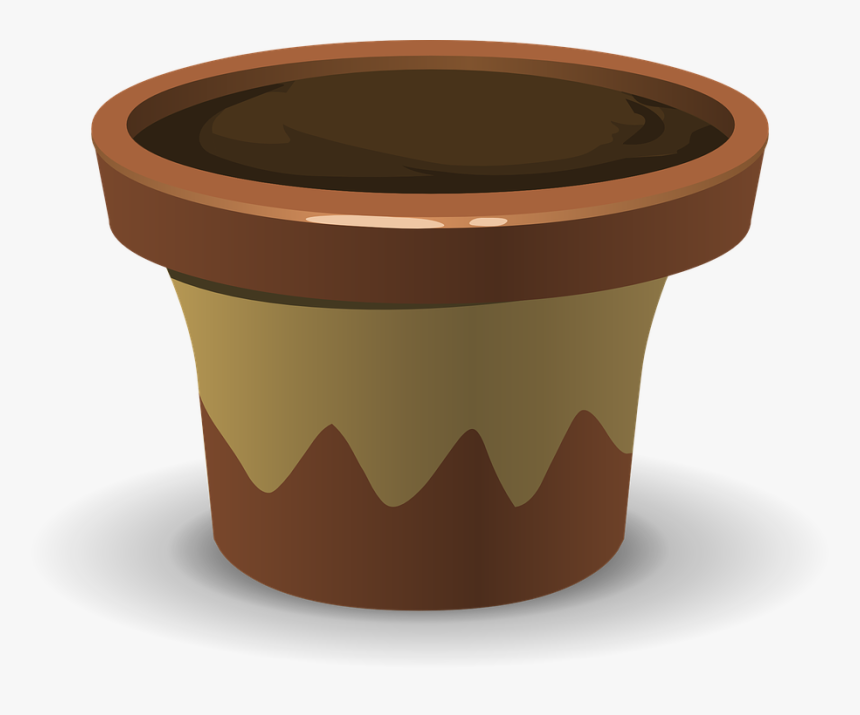 Pot With Soil Png