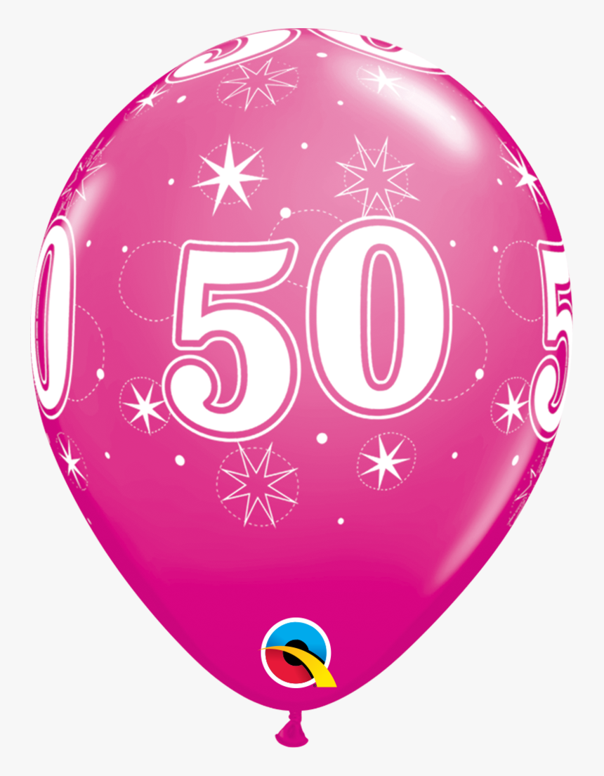 Transparent 50 Birthday Clipart - 40th Birthday Balloon Clipart