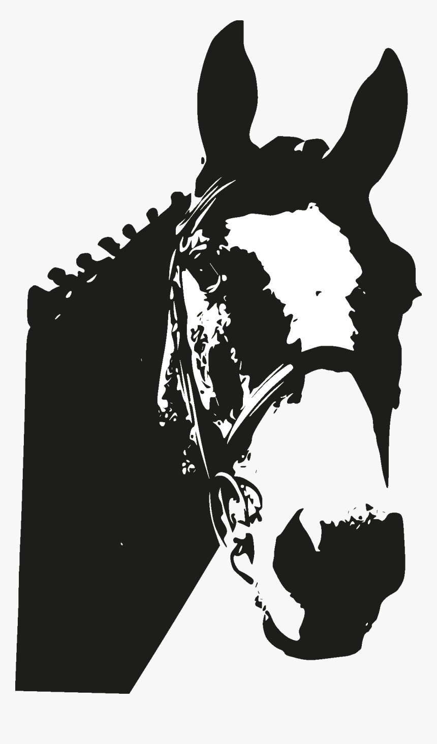 Horse Head Silhouette Png - Silh