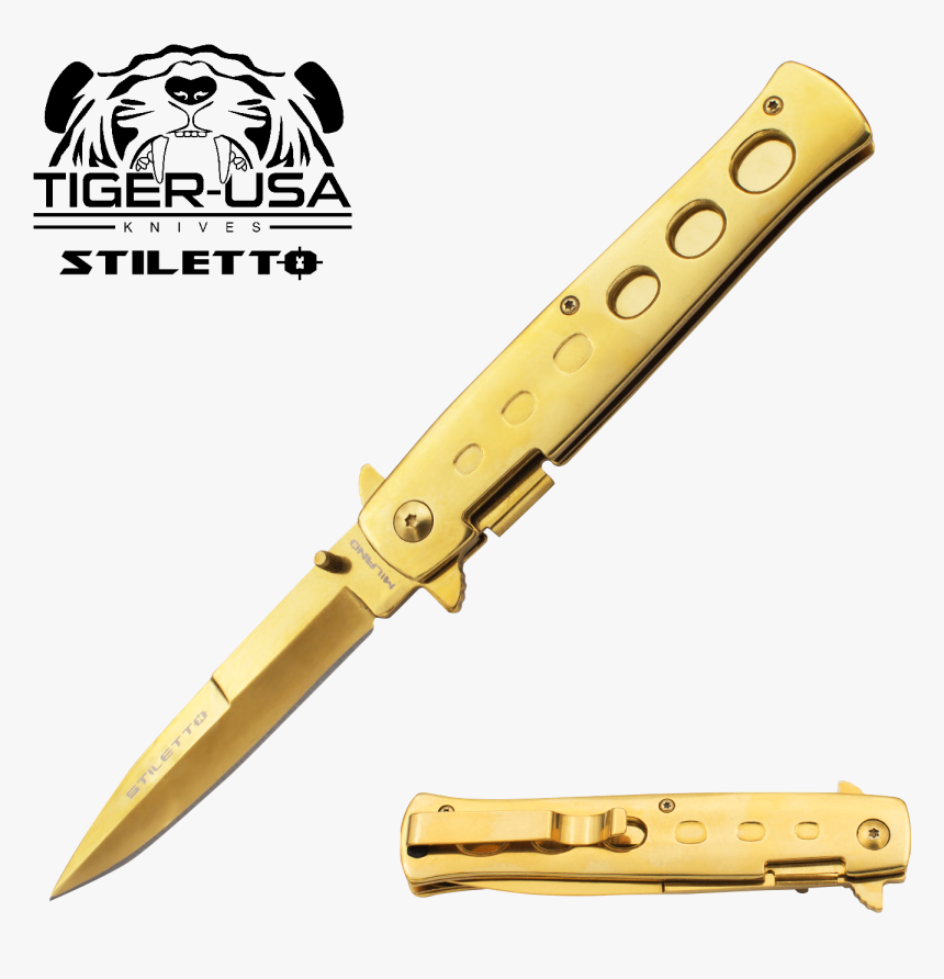 Stiletto Milano Knife Gold