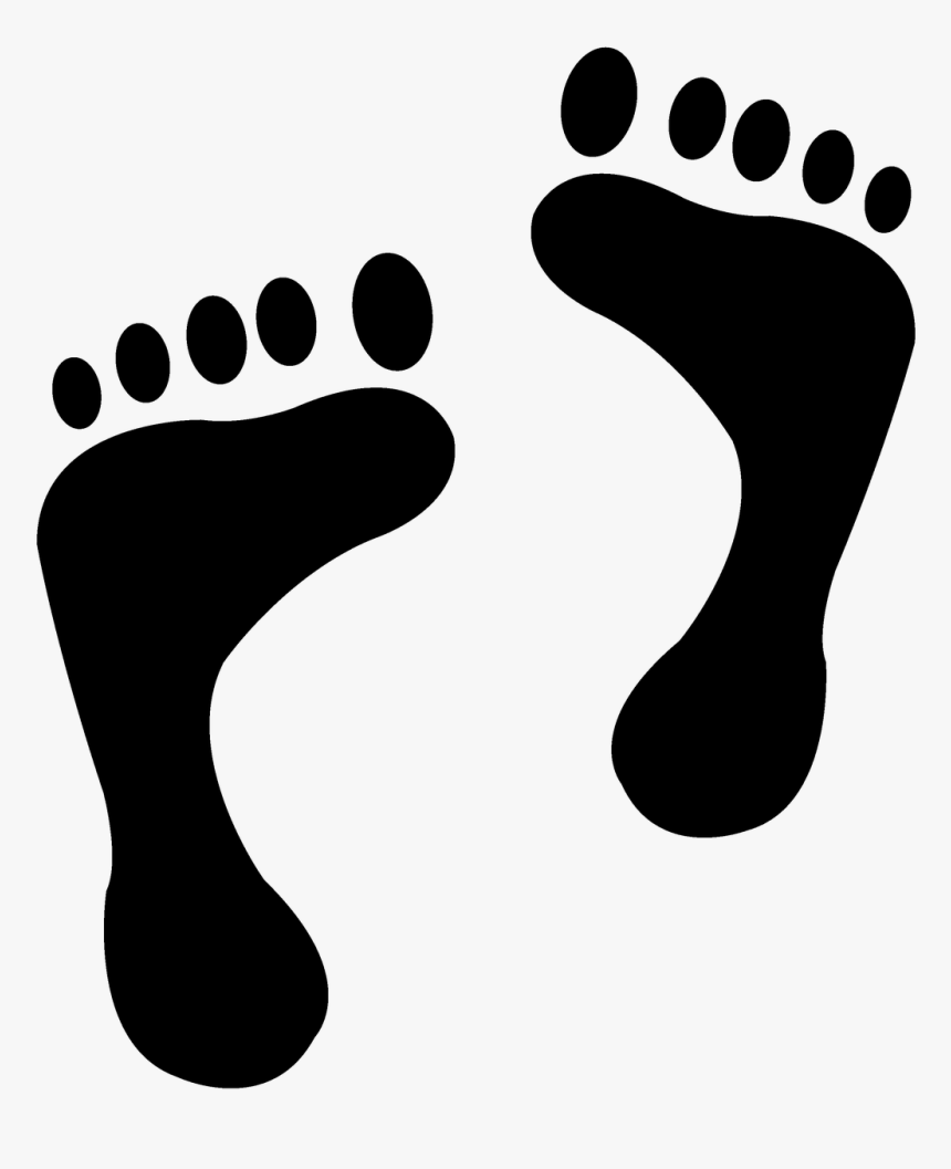 Footprint Infant Clip Art - Foot Trace