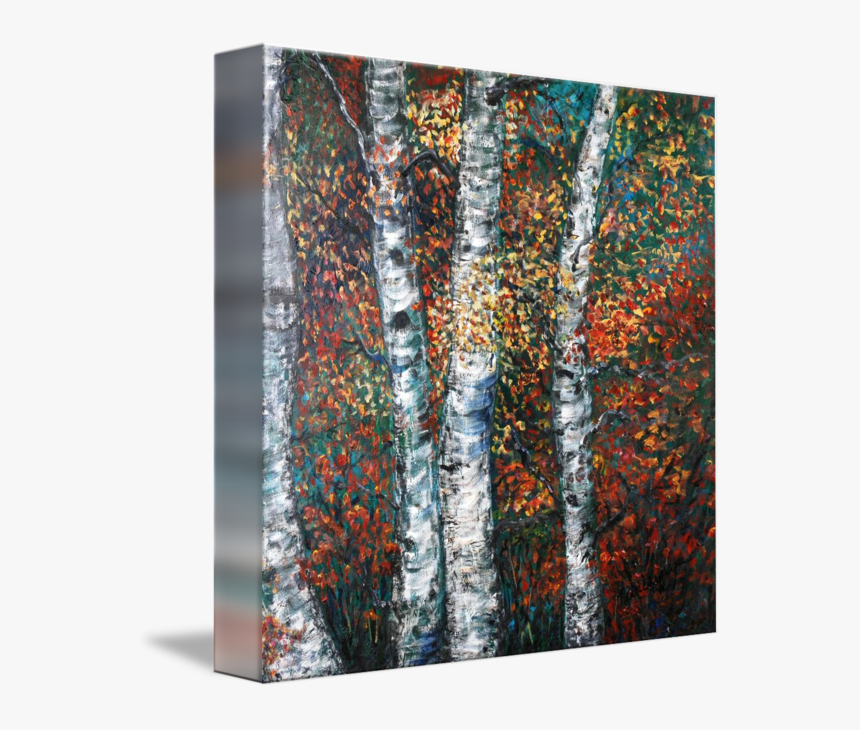 Clip Art By Nadine Rippelmeyer - Birch Trees In Fall