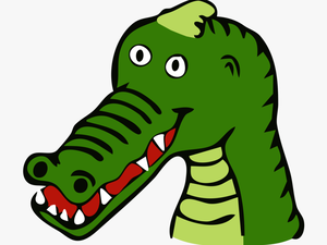 Crocodile Clipart Carnivore Pencil And In Color Crocodile - Head Of Crocodile Clipart