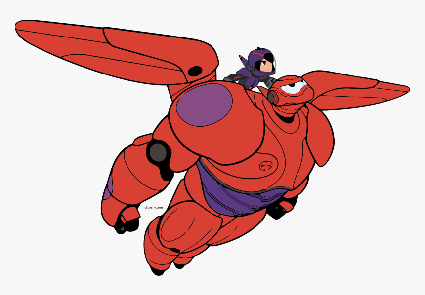Transparent Fly Clipart - Baymax