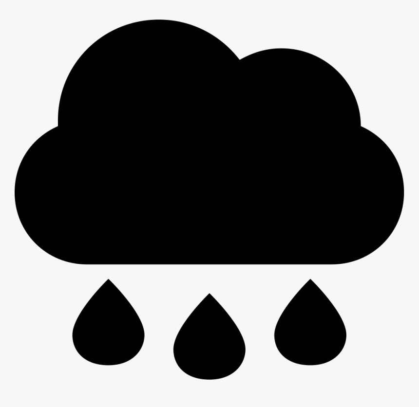 Raindrops Of Rain Falling Of Dark Cloud - Dark Cloud Icon