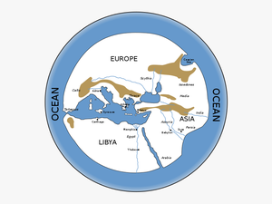 Ancient Greece Early World Maps - Hecataeus Of Miletus