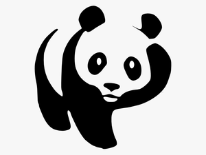 Panda Clipart Small - Panda Black And White Clip Art