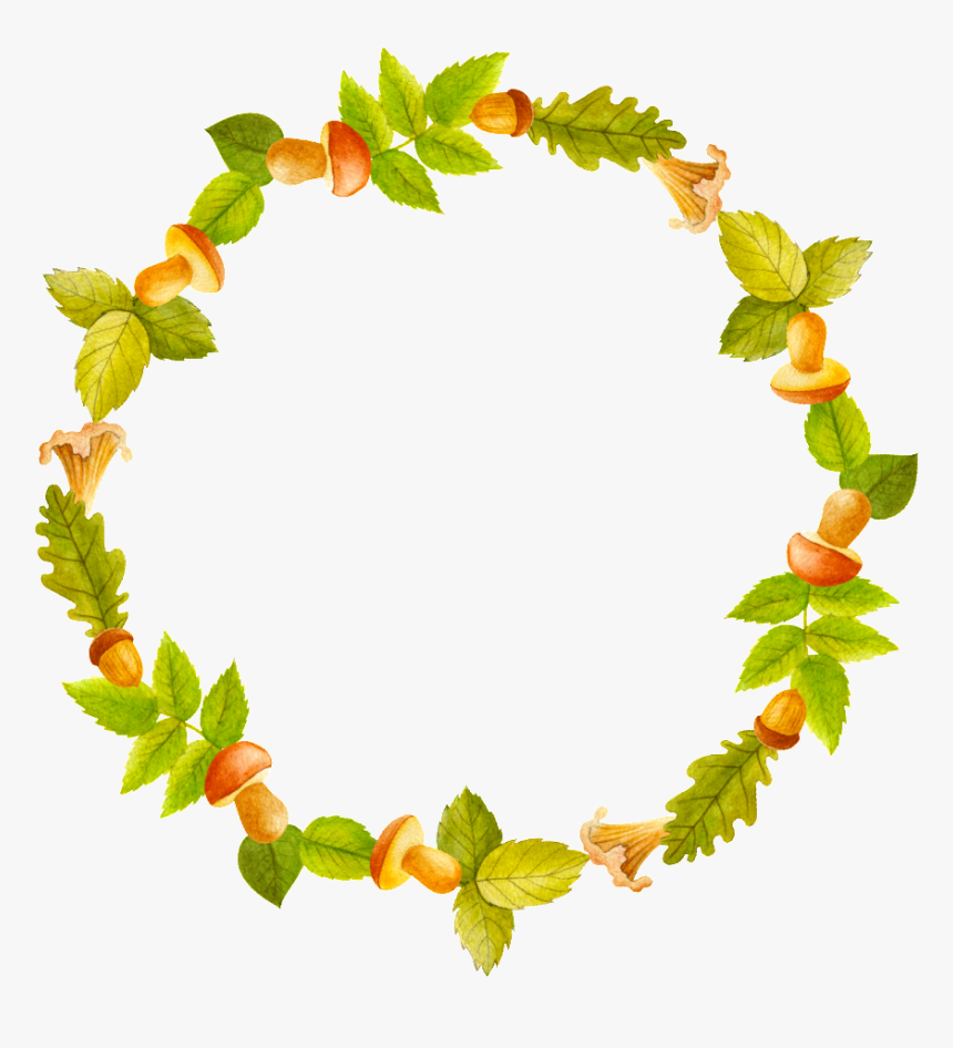 Green Fresh Decorative Wreath Tr