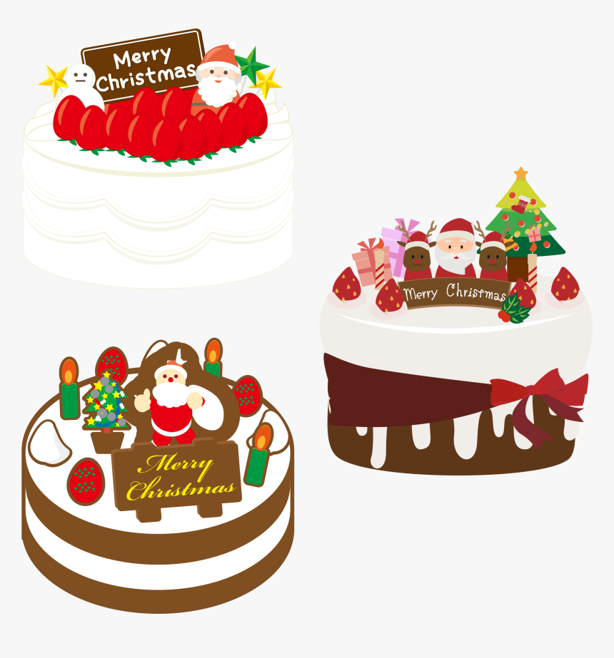 Japanese Christmas Cake - Japanese Christmas Cake Clipart