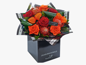 Julien Macdonald Dazzling Autumn Rose Hand Tied - Happy Birthday Luxus Girl Rosen