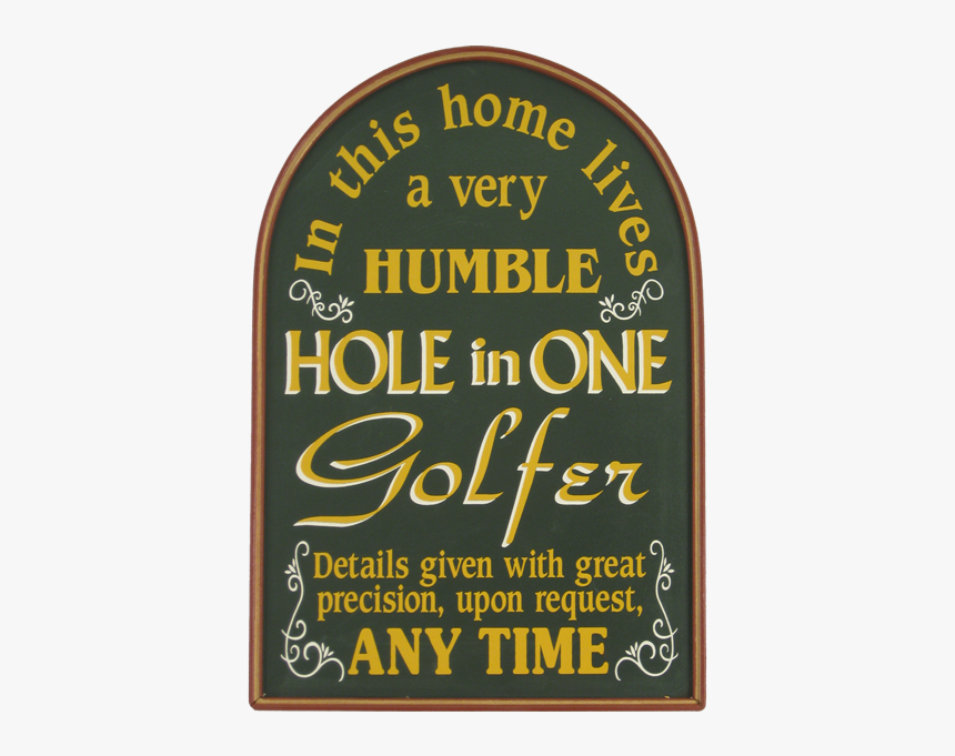 Hole In One Wall Decor - Golf Hole In One Gift