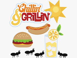 Car Bbq Free Clipart - Hot Dogs And Burgers Clipart