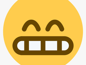 File - Twemoji 1f601 - Svg - Grimacing Emoji Twitter