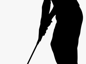 Golf Player Silhouette At Getdrawings - Transparent Golf Silhouette Png