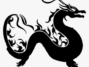 Animal 1296455 - Asian Dragon Silhouette Png