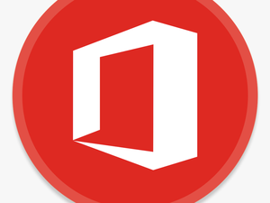 Microsoft Office Button Red Png Logo - Youtube Circle Icon Png