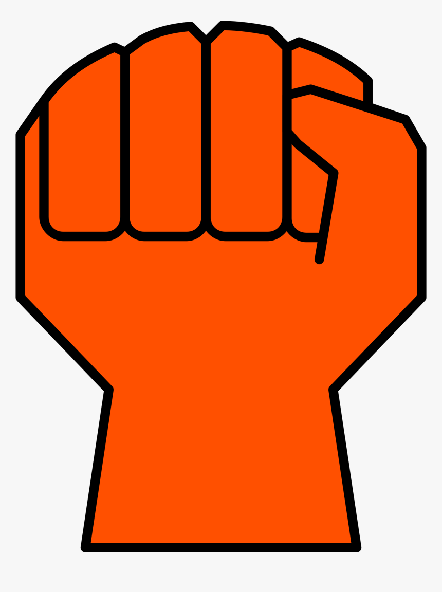 Transparent Fist Clipart Png - Fists Clenched Clip Art