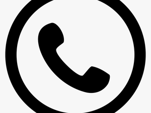 Wait For A Call - Call Icon Png Black