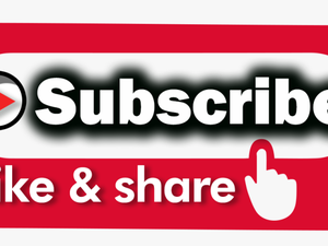 Png Subscribe Button Transparent - Like And Subscribe Thumbnail