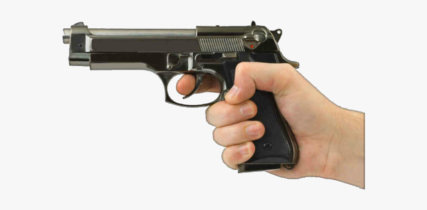 Png Gun Shooting - Hand Holding Gun Png