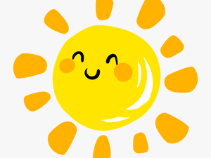 Sun Sticker Png - Transparent Background Cute Sun Png