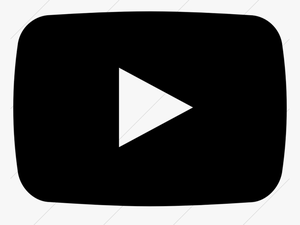 17 Black And White Youtube Icon Images Logo - Youtube Logo Png Black And White